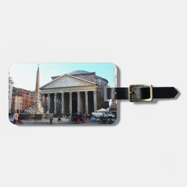 The Pantheon in Rome, Italy Luggage Tag (Front Horizontal)