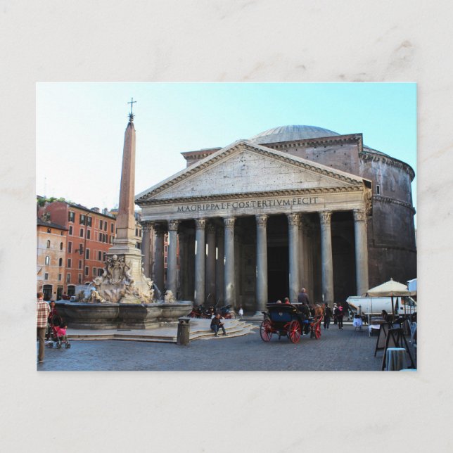 The Pantheon in Rome, Italy Postcard (Front)