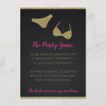 The Panty Game for Bachelorette and Hens Party