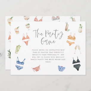The panty game lingerie cocktail champagne