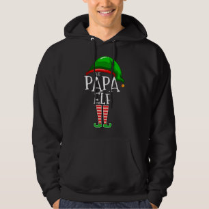 The Papa Elf Family Matching Christmas Gift Grandp Hoodie