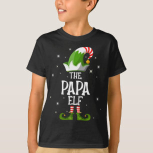 The Papa Elf Family Matching Christmas T-Shirt