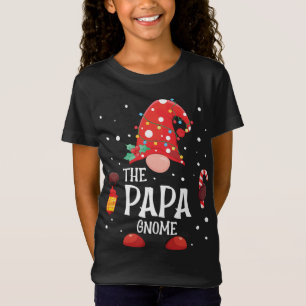 The Papa Gnome Matching Family Christmas Gnome Paj T-Shirt