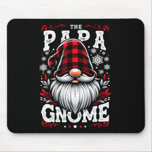 The Papa Gnome Matching Family Christmas Pajama  Mouse Pad