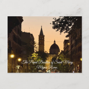 The Papal Basilica of Saint Mary Major, Rome, Ital Postcard