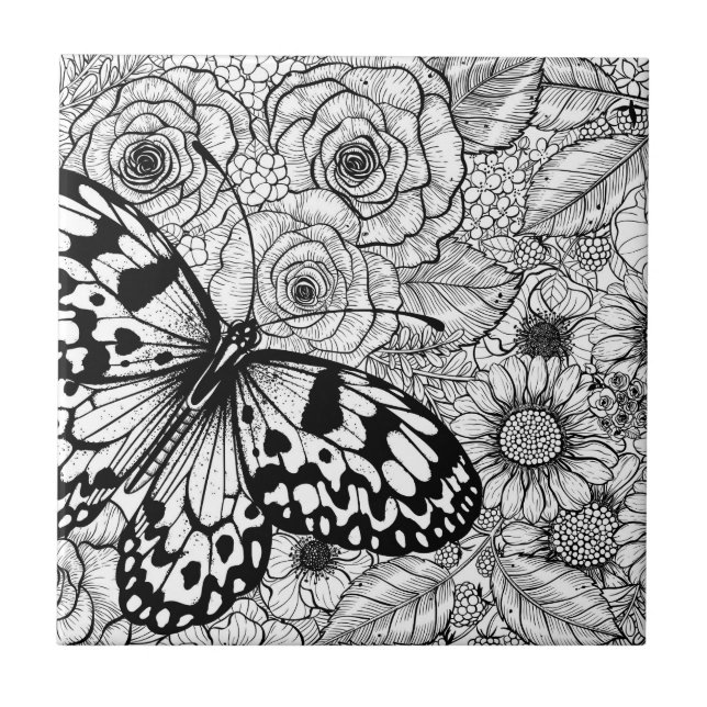The paper kite garden tile (Front)