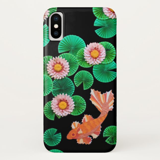 The Paper Koi Pond Case-Mate iPhone Case (Back)