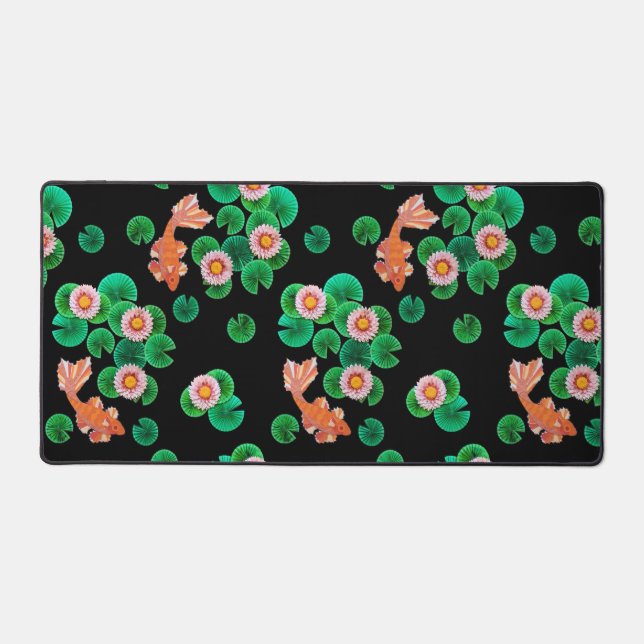The Paper Koi Pond Desk Mat (Front)