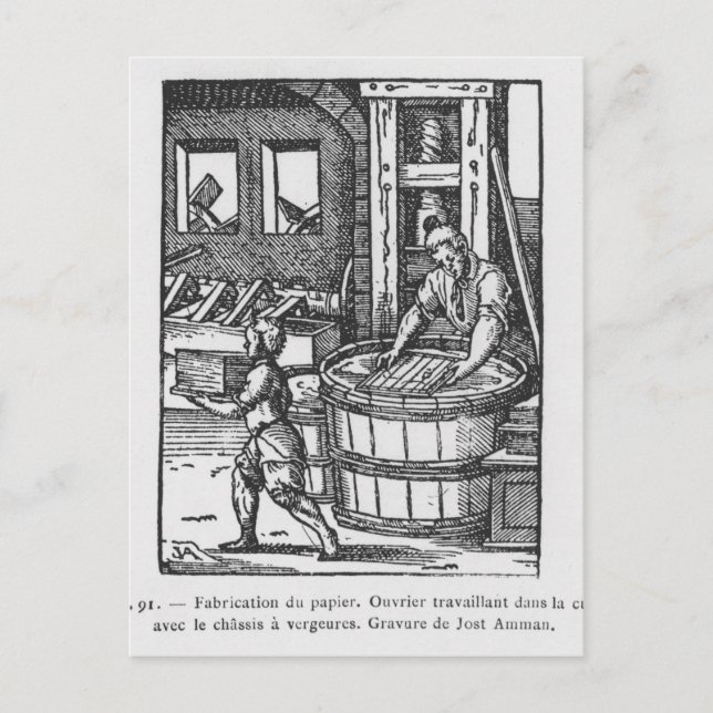 The Paper Maker Postcard (Front)