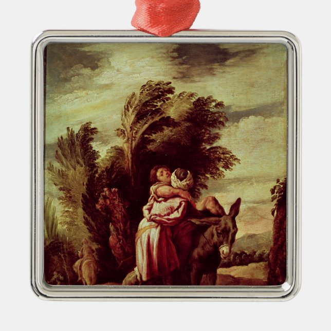 The Parable of the Good Samaritan Metal Tree Decoration (Front)