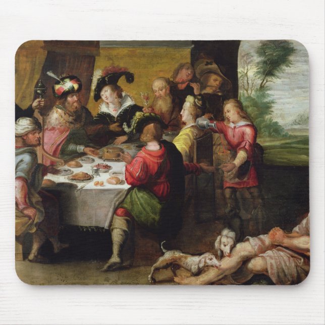 The Parable of the Rich Man and Lazarus Mouse Pad (Front)