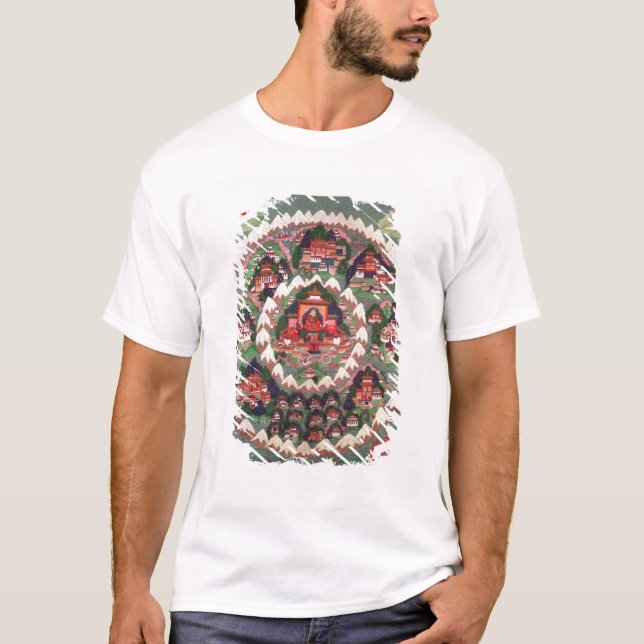 The Paradise of Shambhala, Tibetan Banner T-Shirt (Front)