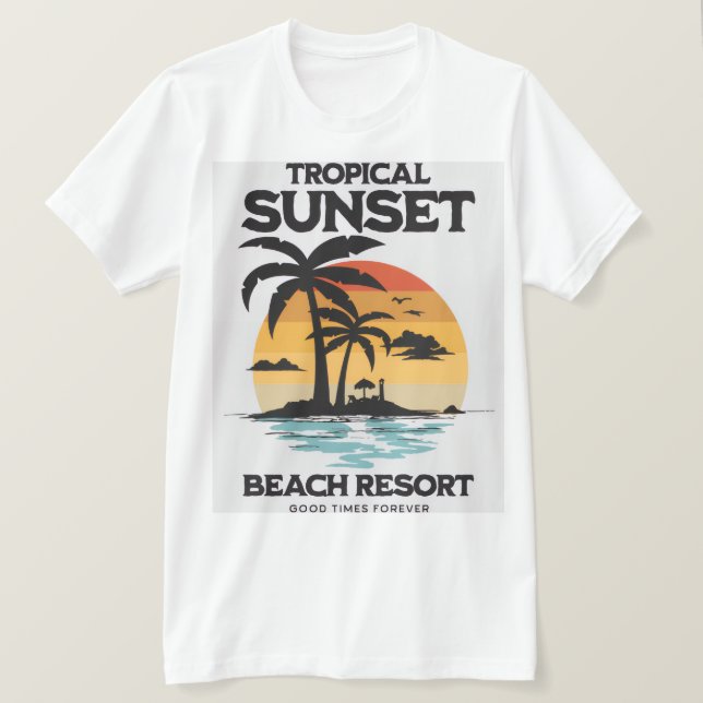 the paradise  T-Shirt (Design Front)