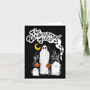 The Paranormal Files Cemetery Ghost Card