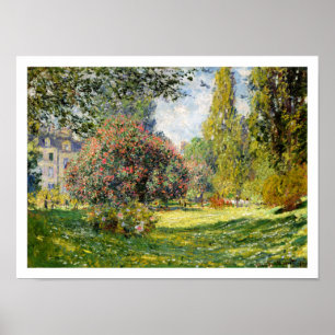 The Parc Monceau by Claude Monet Poster