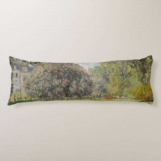The Parc Monceau - Claude Monet Body Cushion (Front)