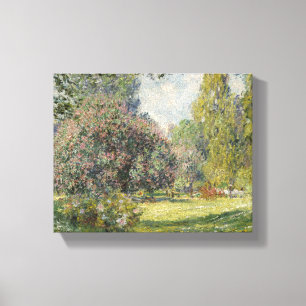 The Parc Monceau - Claude Monet Canvas Print