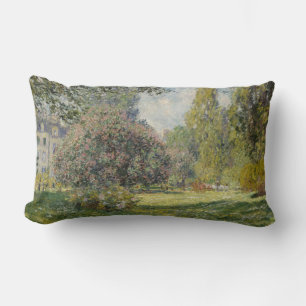 The Parc Monceau - Claude Monet Lumbar Cushion