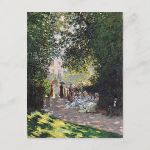 The Parc Monceau - Claude Monet Postcard