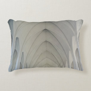 The parish church and landmarks of Reykjavik Decorative Cushion
