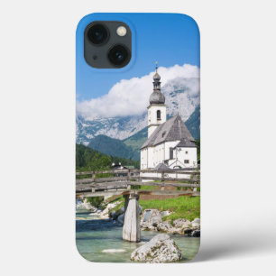 The parish church of Ramsau in Bavaria, Germany iPhone 13 Case