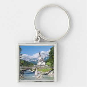 The parish church of Ramsau Key Ring
