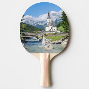 The parish church of Ramsau Ping Pong Paddle