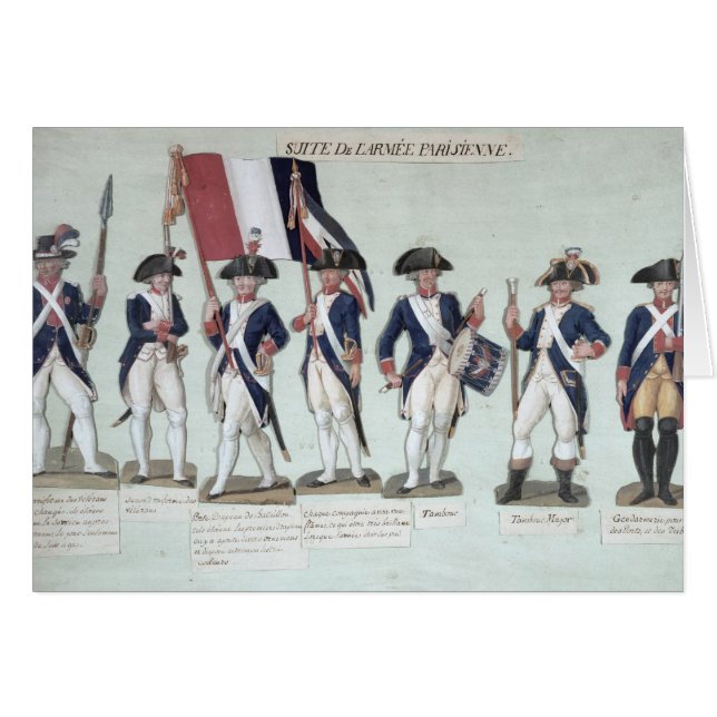 The Parisian Army during the French (Front Horizontal)