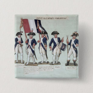 The Parisian Army during the French 15 Cm Square Badge