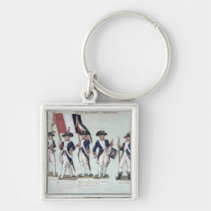 The Parisian Army during the French Key Ring