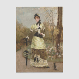 The Parisian by Alfred Stevens Tissue Paper