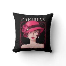 The Parisian Throw Pillow