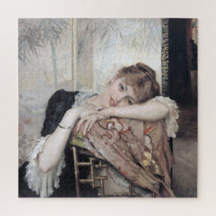 The Parisienne by Albert Edelfelt 1883 Jigsaw Puzzle