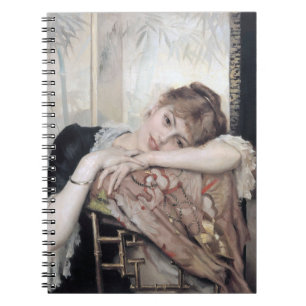 The Parisienne by Albert Edelfelt 1883 Notebook