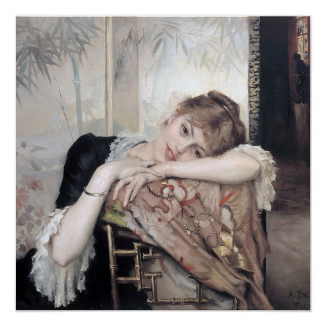 The Parisienne by Albert Edelfelt 1883 Poster (Front)