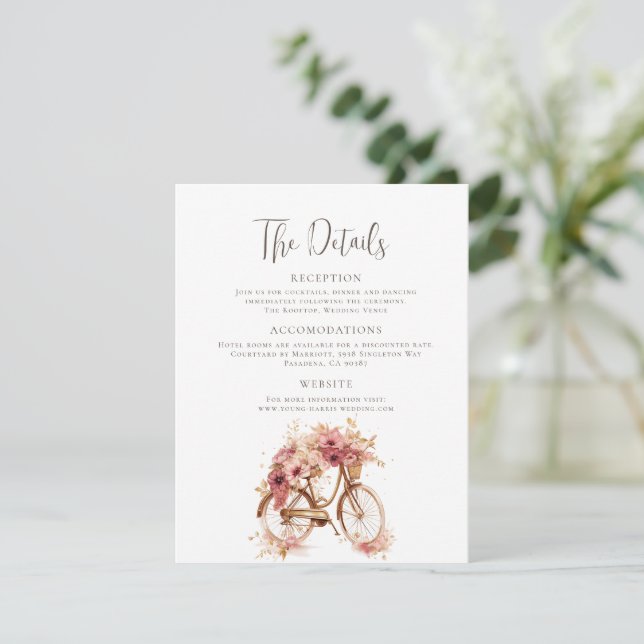 The Parisienne Details Enclosure Card (Standing Front)