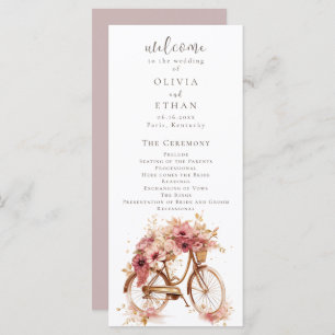 The Parisienne Wedding Program