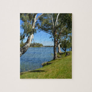 The Park Bench, Berri, South Australia, Jigsaw Puzzle