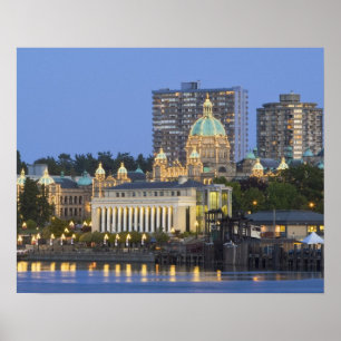 The Parliament Buliding lit up at the inner Poster