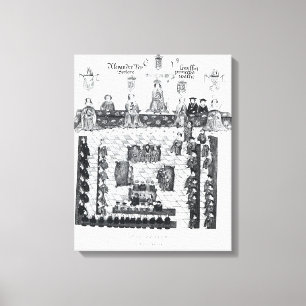 The Parliament of Edward I Canvas Print