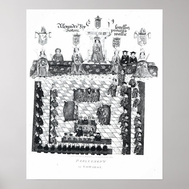 The Parliament of Edward I Poster (Front)