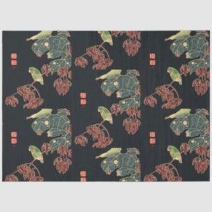 The Paroquet by Ito Jakuchu Japanese Bird Art Tissue Paper