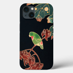 The Paroquet Colourful Bird Japanese illustration iPhone 13 Case