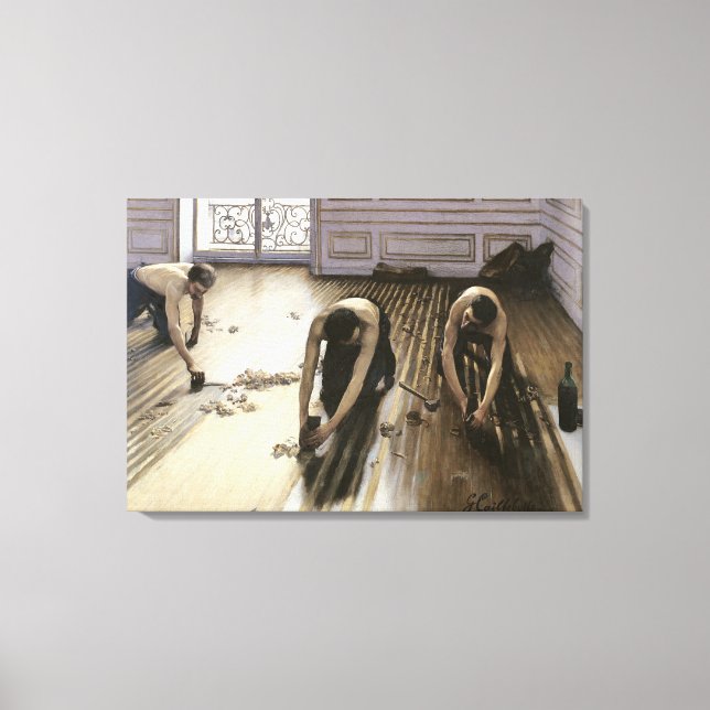 The Parquet Planers, 1875 Canvas Print (Front)