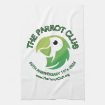 The Parrot Club 50th Anniversary Kitchen Towel