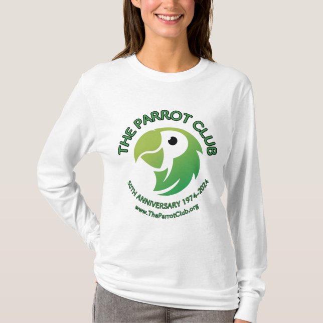 The Parrot Club 50th Anniversary Long-Sleeve T-Shirt (Front)