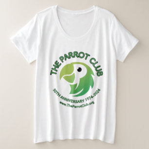 The Parrot Club 50th Anniversary Women's Plus Size T-Shirt