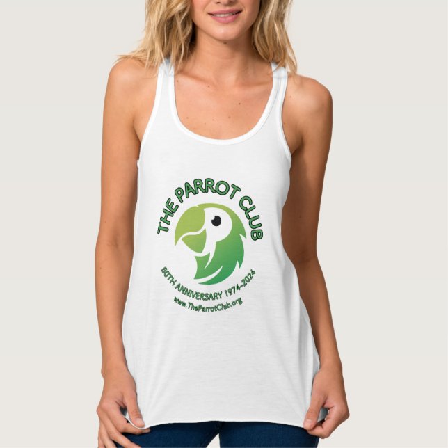 The Parrot Club 50th Anniversary Women's Tank Top (Front)