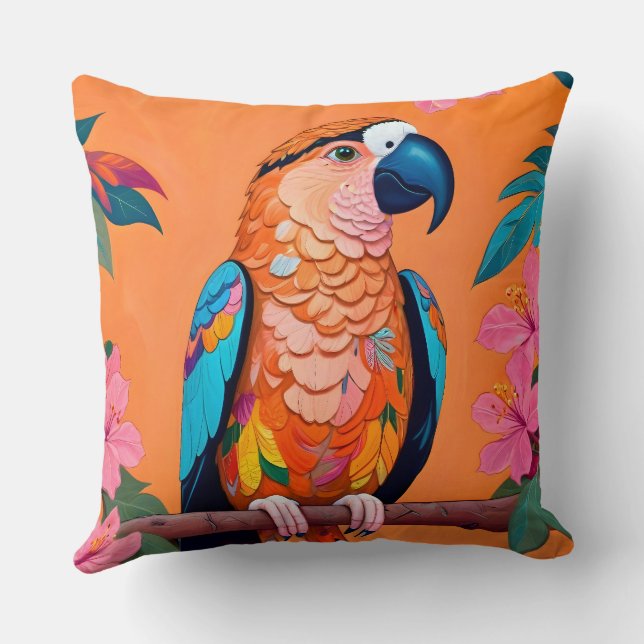 The Parrot Cushion (Back)