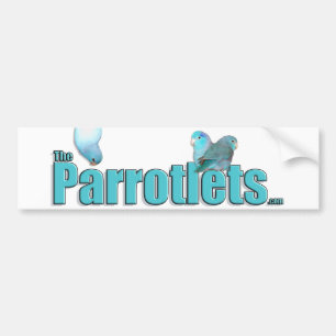 The Parrotlets Pacific Blue Parrotlets Sticker Art